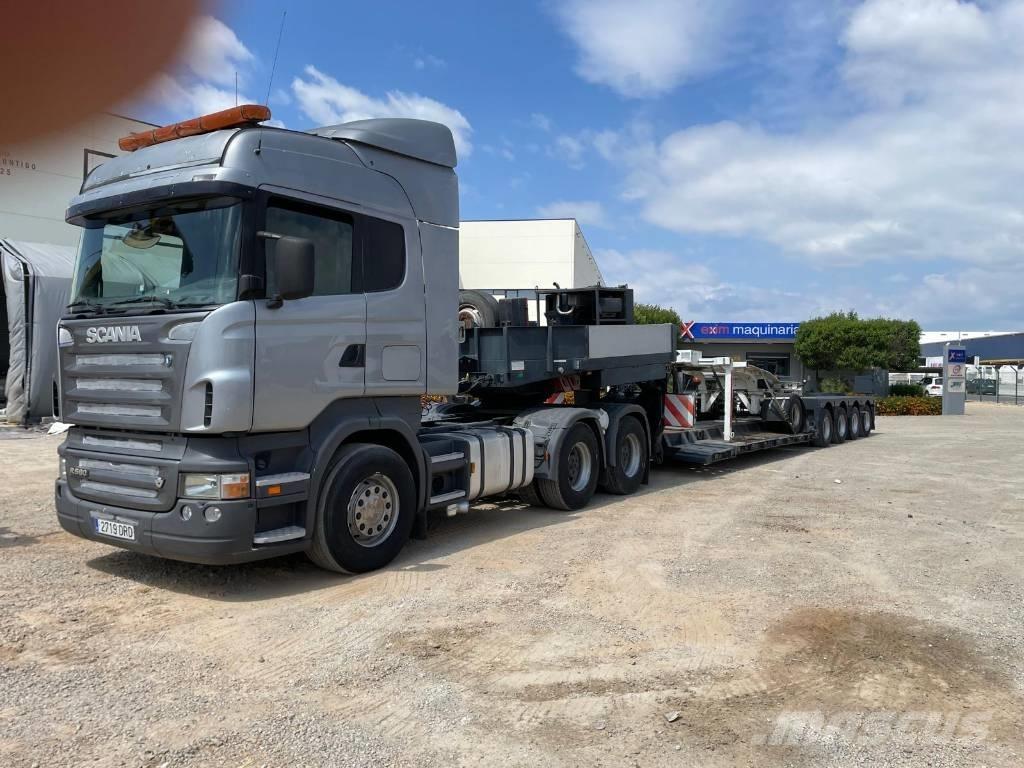 Scania R 580 Düz Platformlu Oto Çekiciler/vinçli kamyonlar