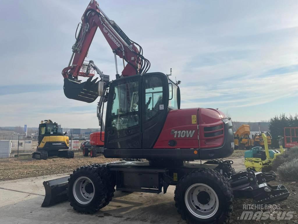 Yanmar B110W Lastik tekerli ekskavatörler