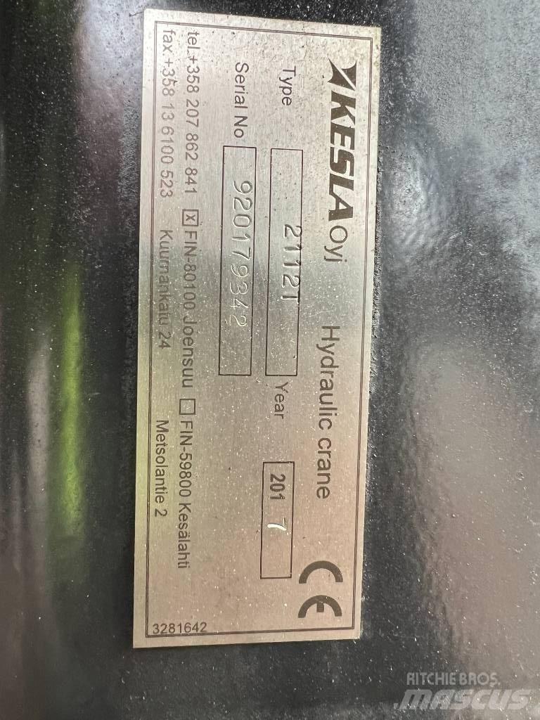 Kesla 2112T Tomruk vinçleri