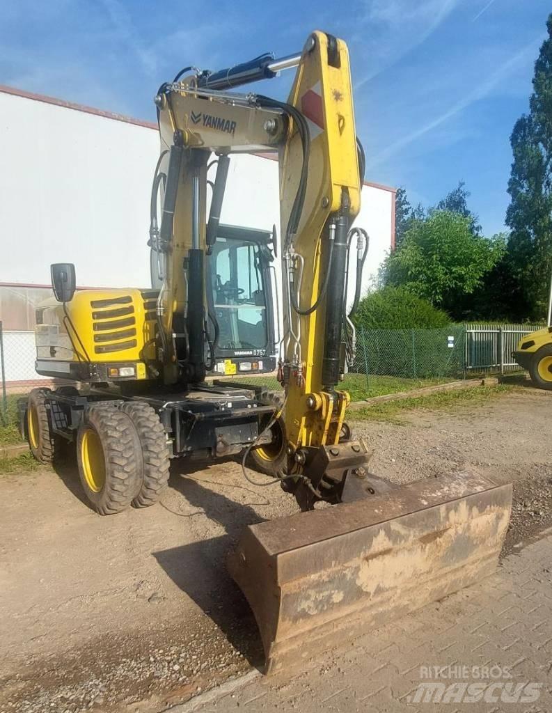 Yanmar B 110 W Lastik tekerli ekskavatörler