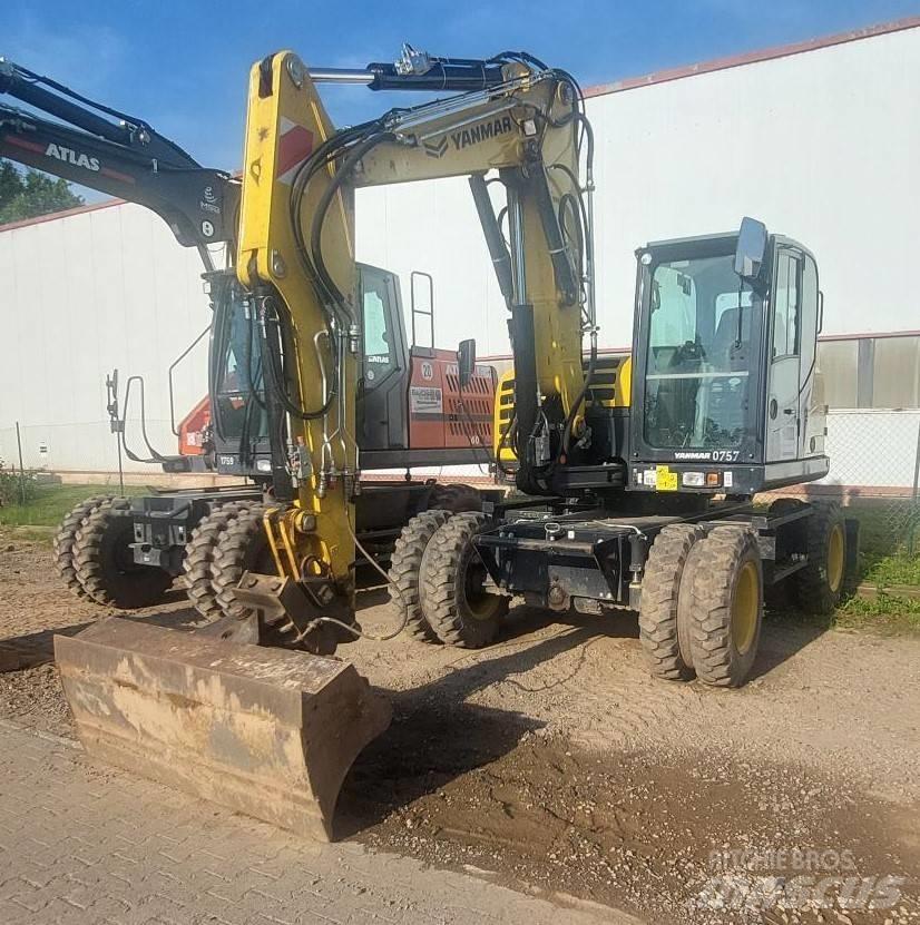 Yanmar B 110 W Lastik tekerli ekskavatörler