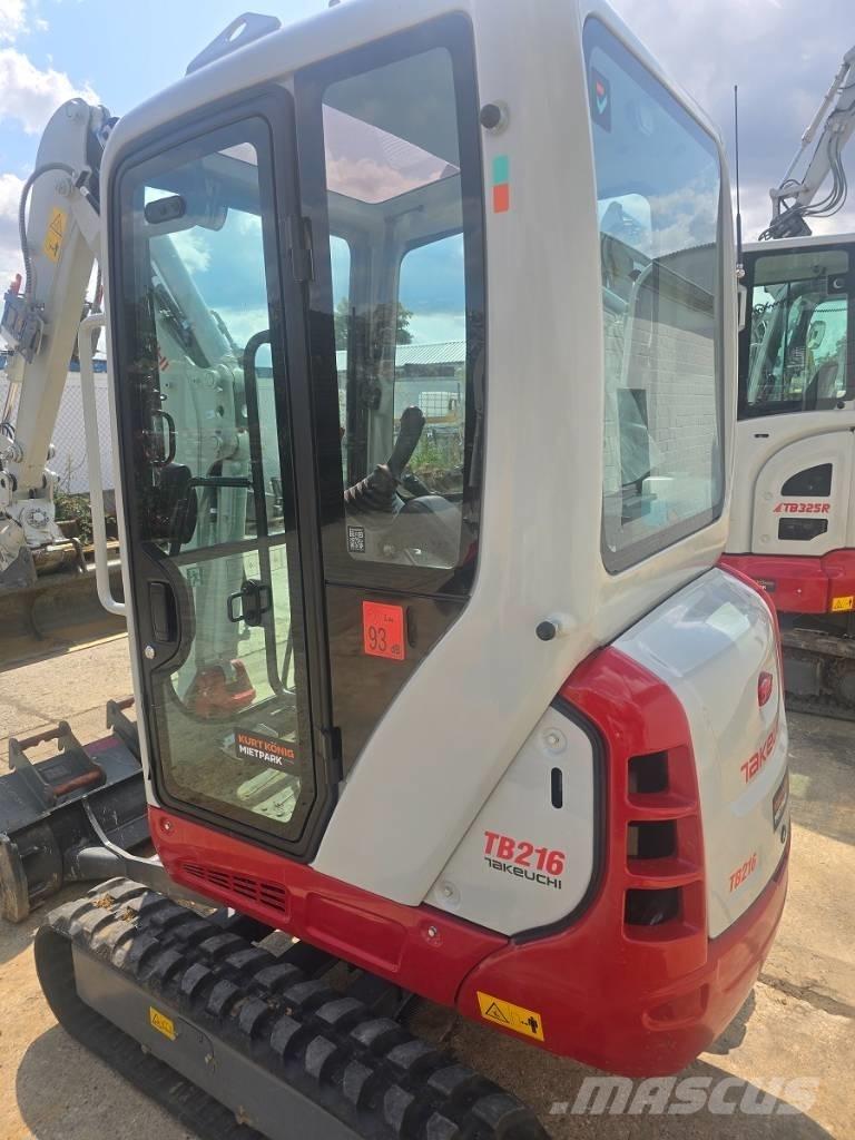 Takeuchi TB 216 A Mini ekskavatörler, 7 tona dek