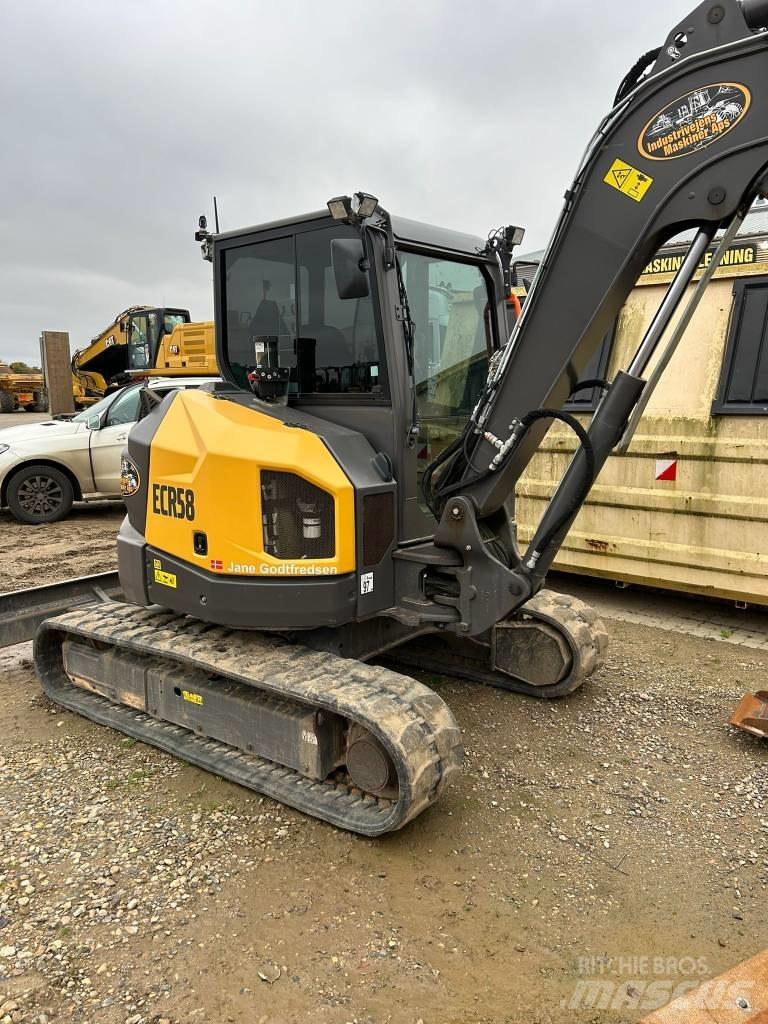 Volvo ECR58 F Mini ekskavatörler, 7 tona dek