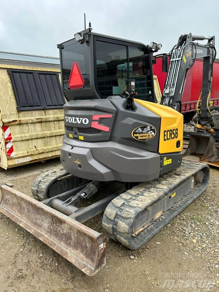 Volvo ECR58 F Mini ekskavatörler, 7 tona dek