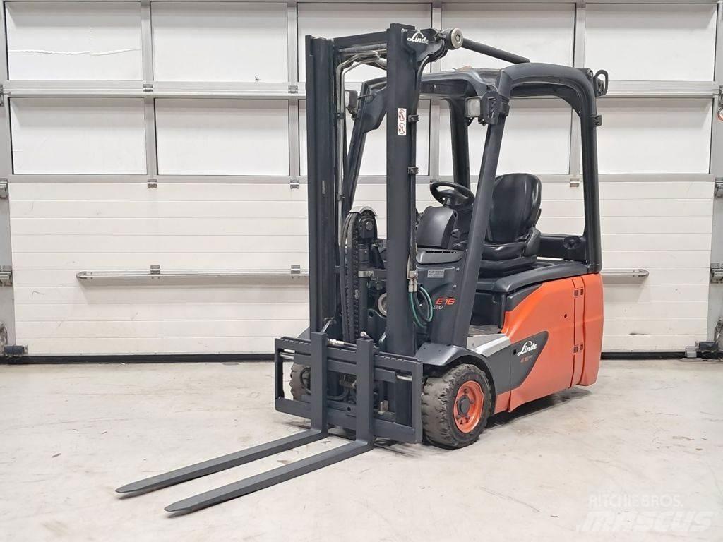 Linde E16-02 Elektrikli forkliftler