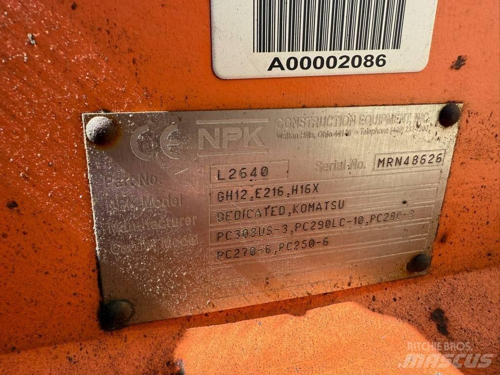NPK GH 12 Hidrolik kırıcılar