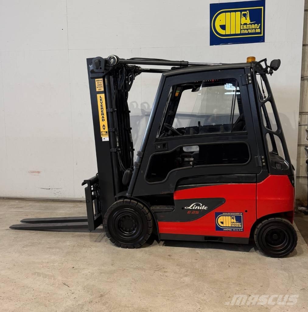 Linde truck E25 Elektrikli forkliftler