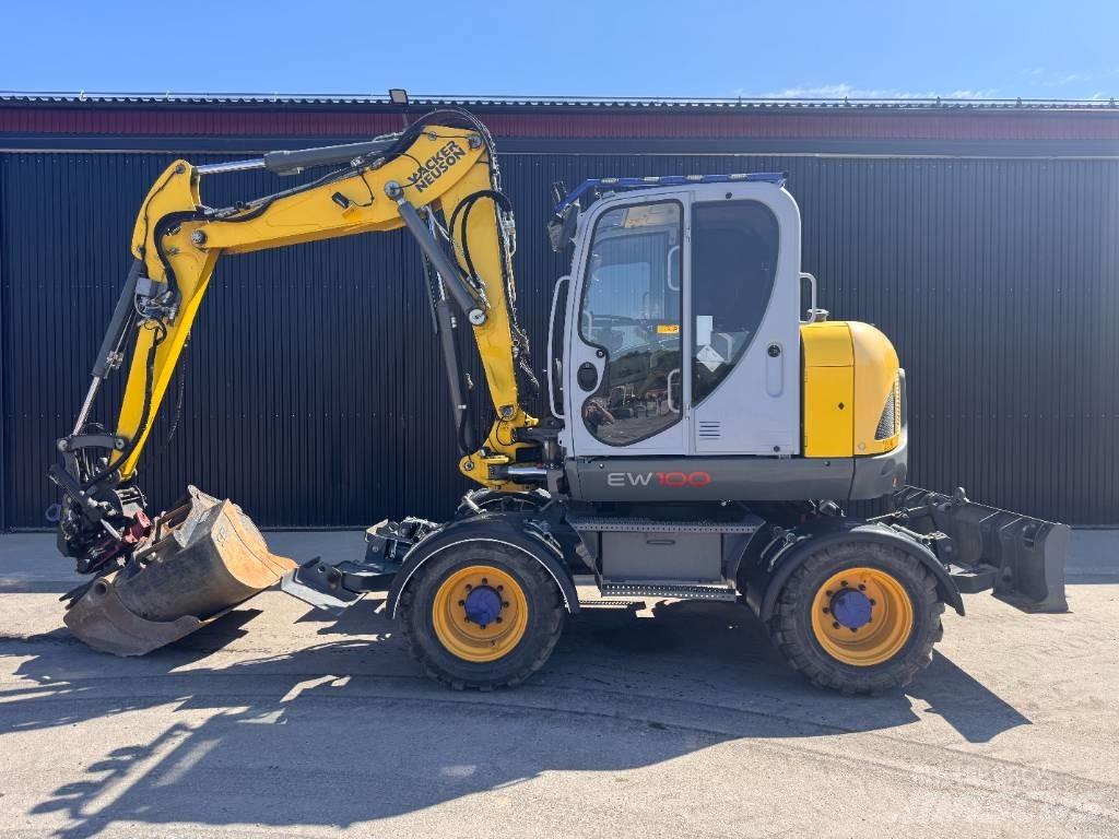 Wacker Neuson EW 100 Lastik tekerli ekskavatörler