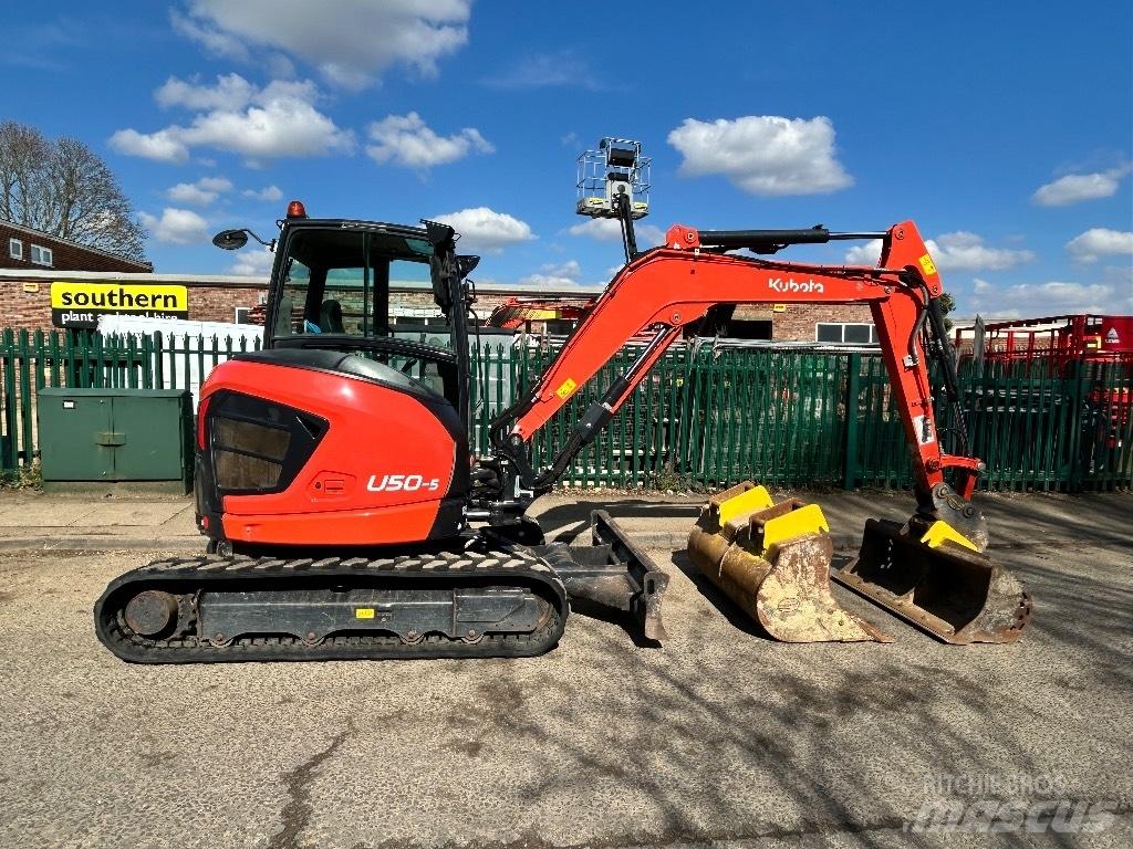 Kubota U 50 Mini ekskavatörler, 7 tona dek