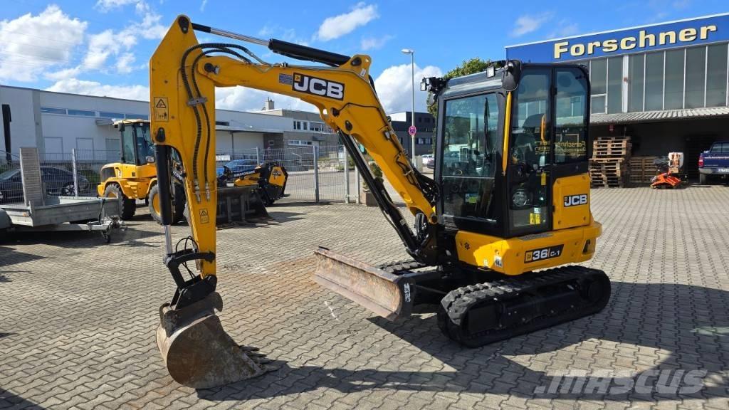 JCB 36C-1 Mini ekskavatörler, 7 tona dek