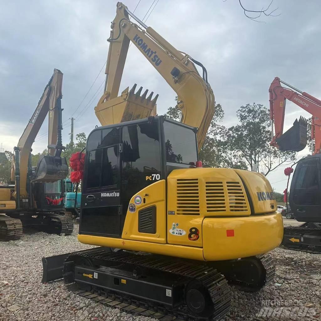 Komatsu PC 70 Mini ekskavatörler, 7 tona dek