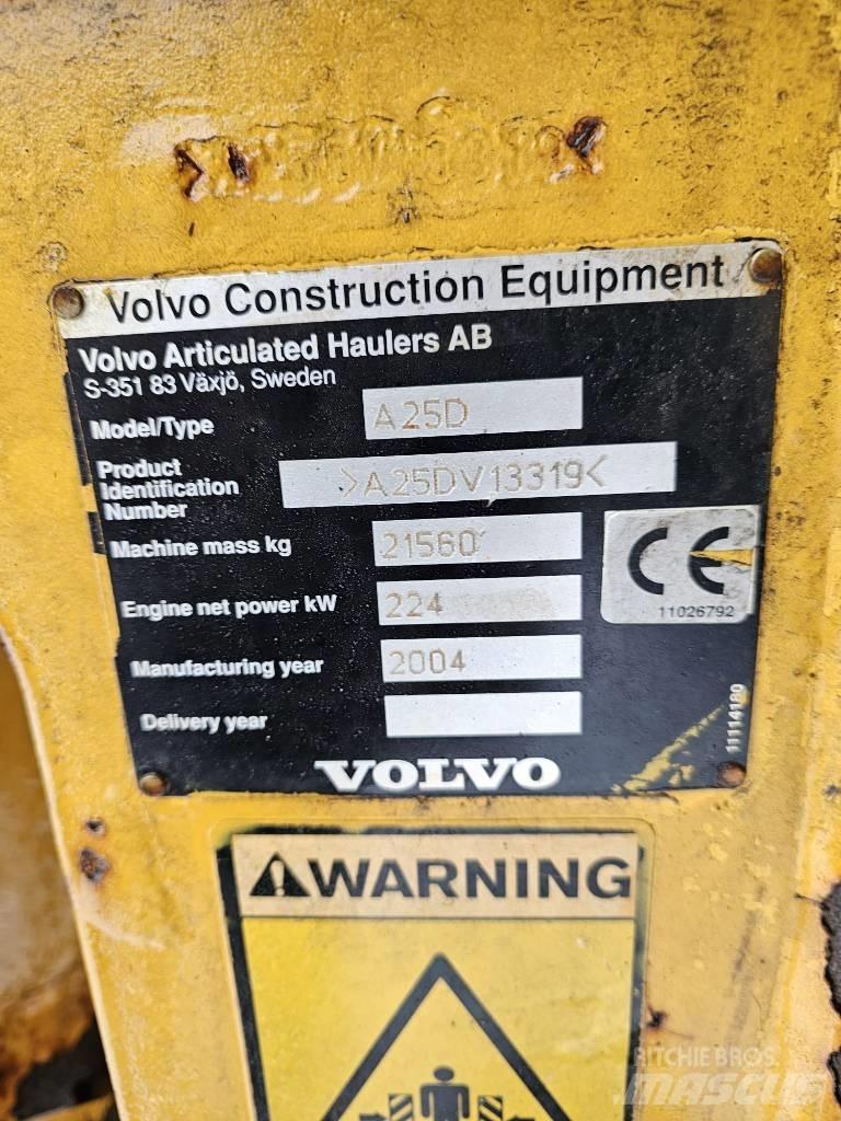 Volvo A25D / a30, a35 Belden kirma kaya kamyonu