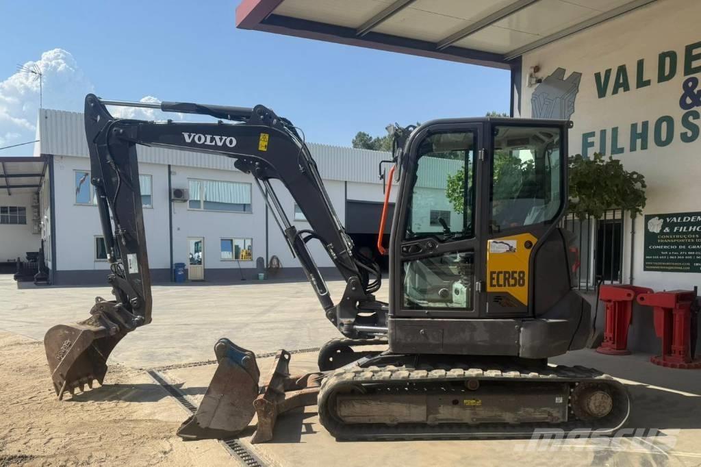 Volvo ECR 58 F Mini ekskavatörler, 7 tona dek