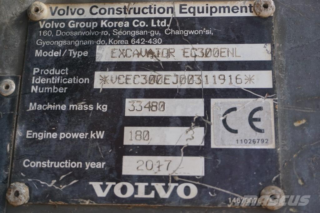 Volvo EC 300 E Paletli ekskavatörler