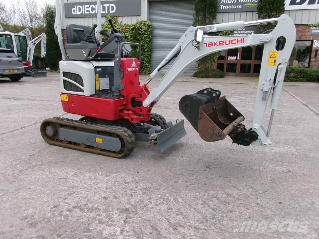 Takeuchi TB 210 R Mini ekskavatörler, 7 tona dek