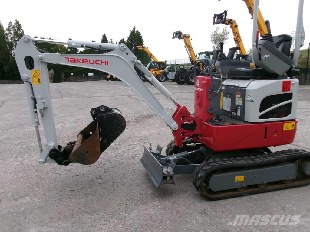 Takeuchi TB 210 R Mini ekskavatörler, 7 tona dek