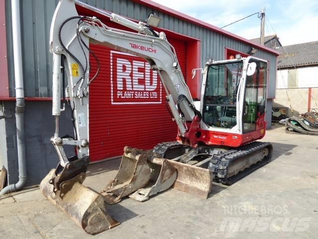 Takeuchi TB 260 Mini ekskavatörler, 7 tona dek