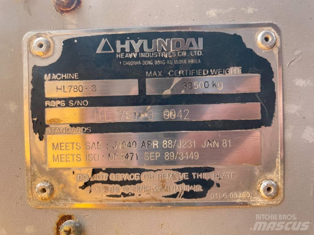 Hyundai HL 780-3 A Tekerlekli yükleyiciler