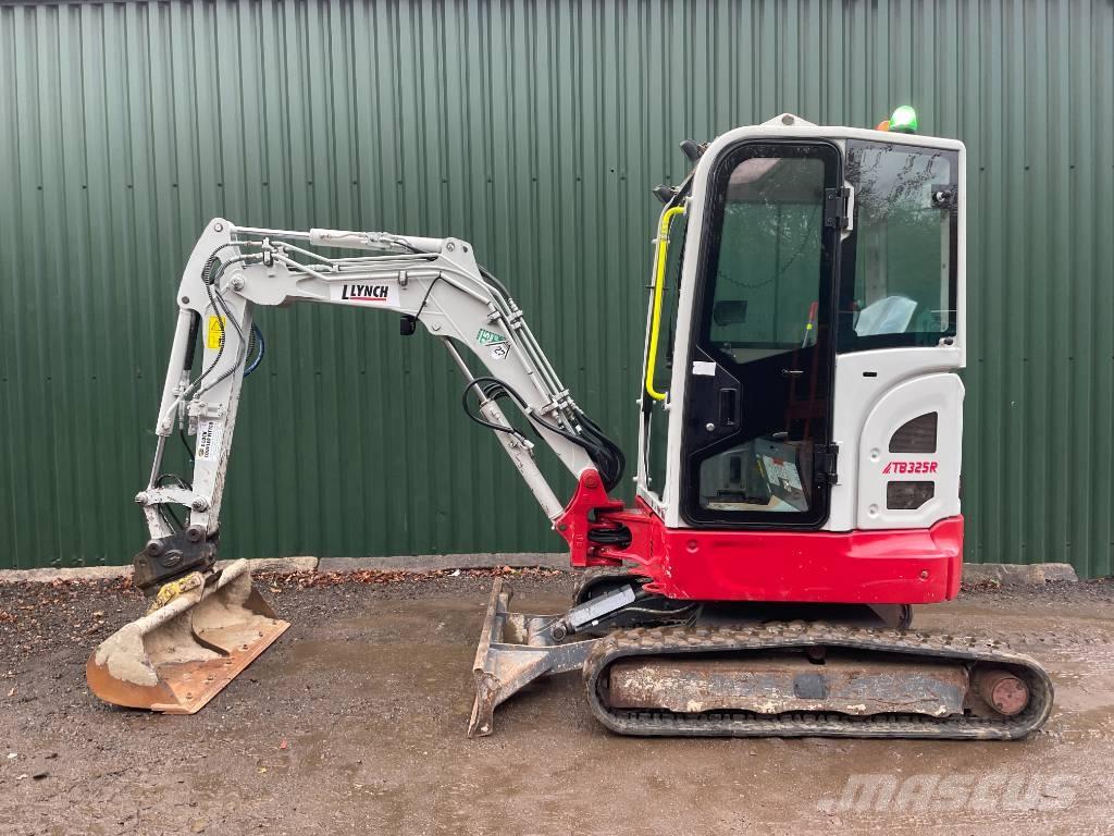 Takeuchi TB 325 R Mini ekskavatörler, 7 tona dek
