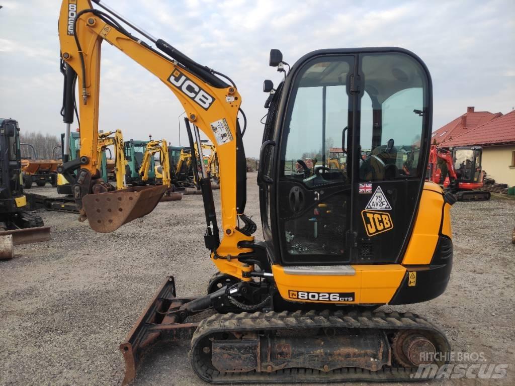 JCB 8026 CTS Mini ekskavatörler, 7 tona dek