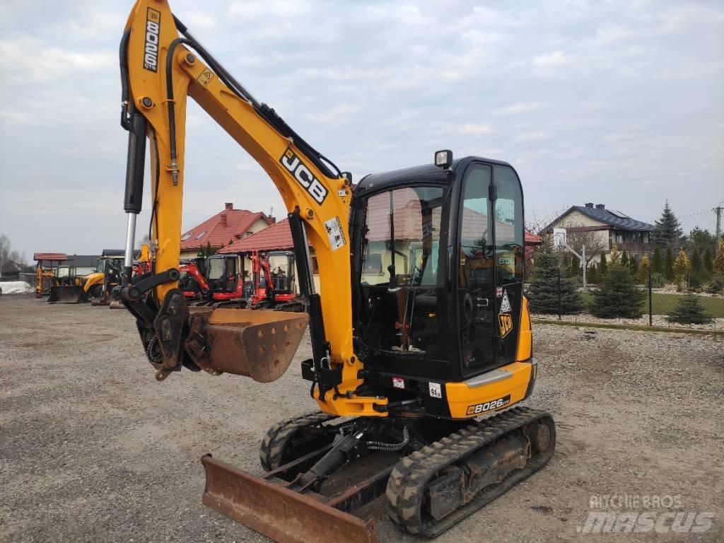 JCB 8026 CTS Mini ekskavatörler, 7 tona dek