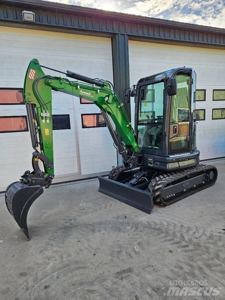 Aameck F27 Mini ekskavatörler, 7 tona dek