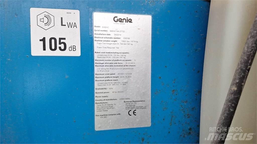 Genie S60HCE Teleskopik personel platformları