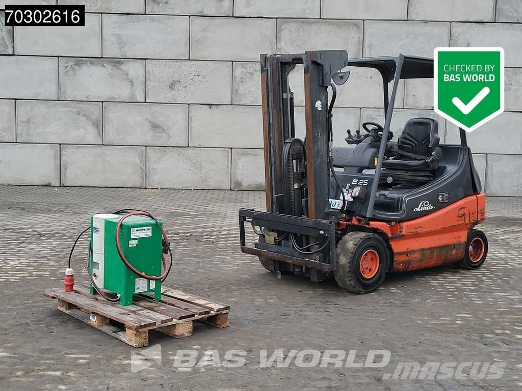 Linde E25 -03 Elektrikli forkliftler