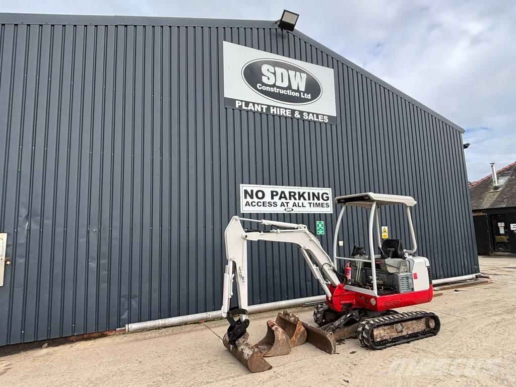 Takeuchi TB 016 Mini ekskavatörler, 7 tona dek