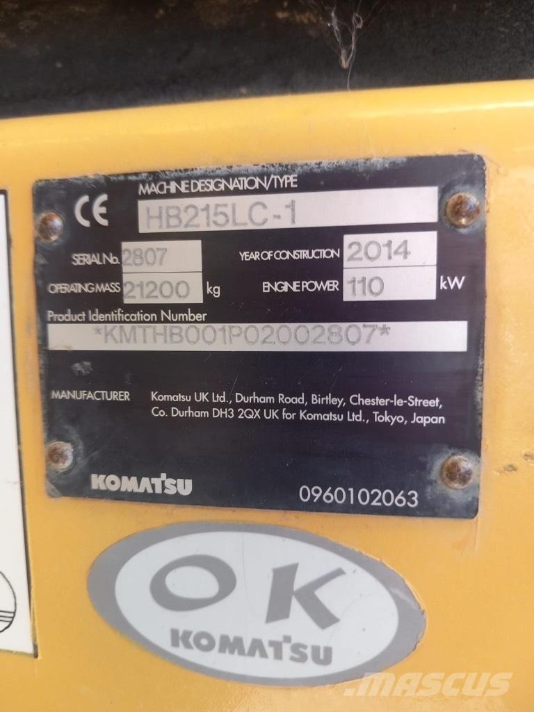 Komatsu HB 215 LC-1 Radyatörler