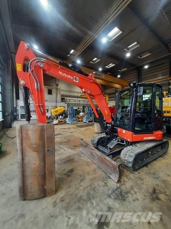 Kubota KX060-5 Mini ekskavatörler, 7 tona dek