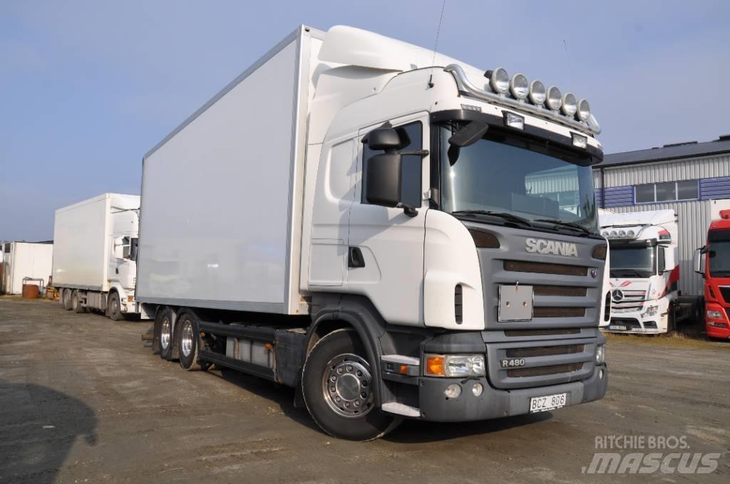 Scania R480LB6X2MNB Kapali kasa kamyonlar