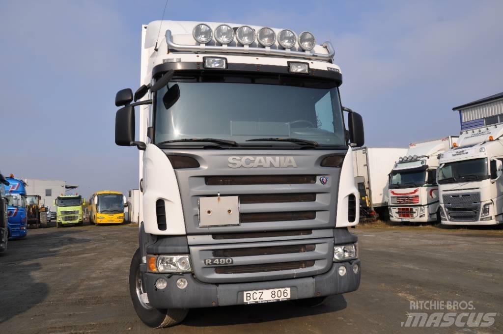 Scania R480LB6X2MNB Kapali kasa kamyonlar