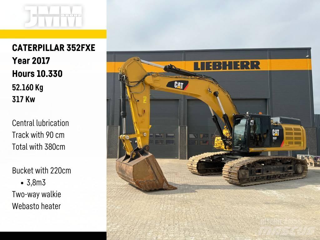 CAT 352 FXE Paletli ekskavatörler