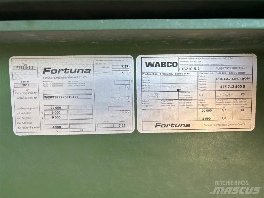 Fortuna FTS 210 Balya römorklari