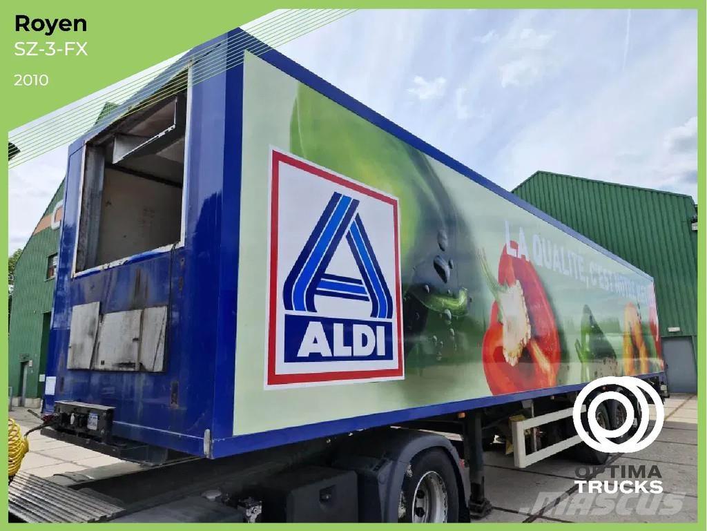  Royen SZ-3-FX Kapali kasa yari römorklar