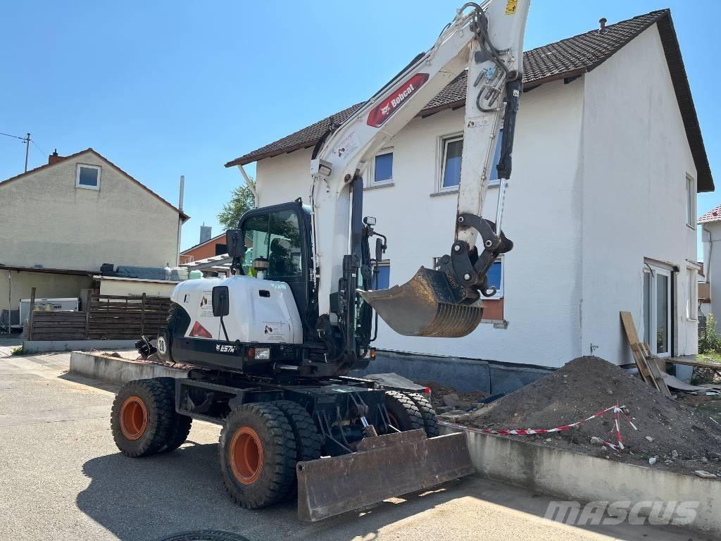 Bobcat E 57 W Lastik tekerli ekskavatörler