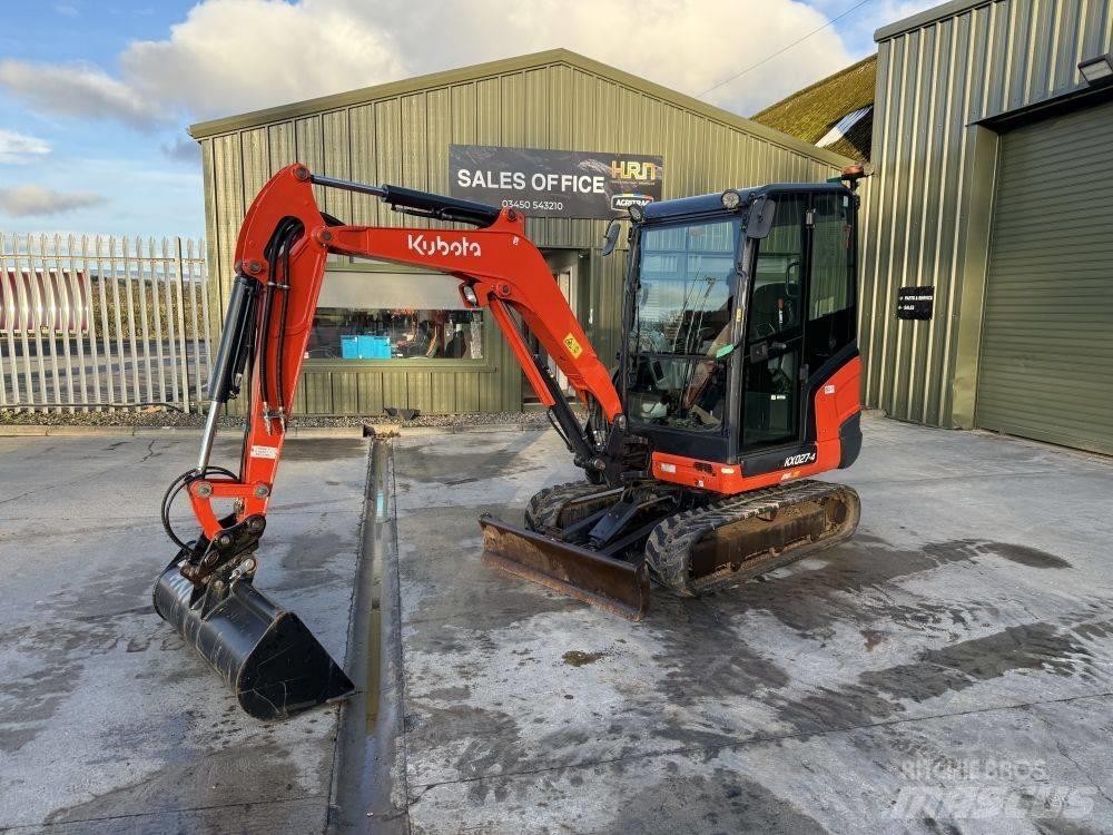 Kubota KX 027 Mini ekskavatörler, 7 tona dek