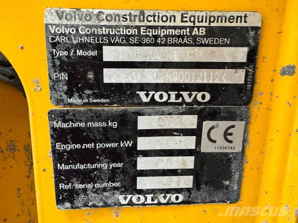 Volvo A30F Belden kirma kaya kamyonu