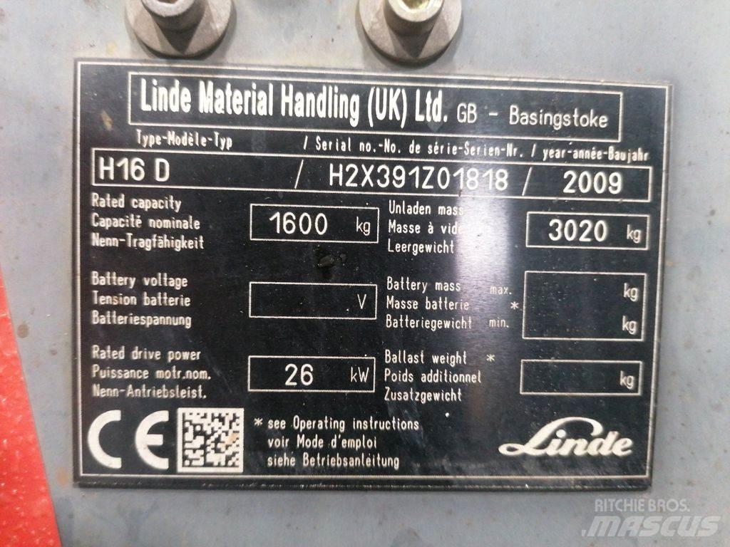 Linde H16D Dizel forkliftler