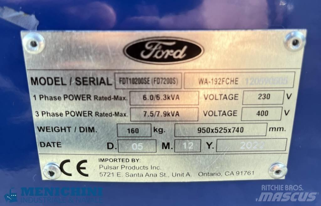 Ford FDT10200SE Dizel Jeneratörler