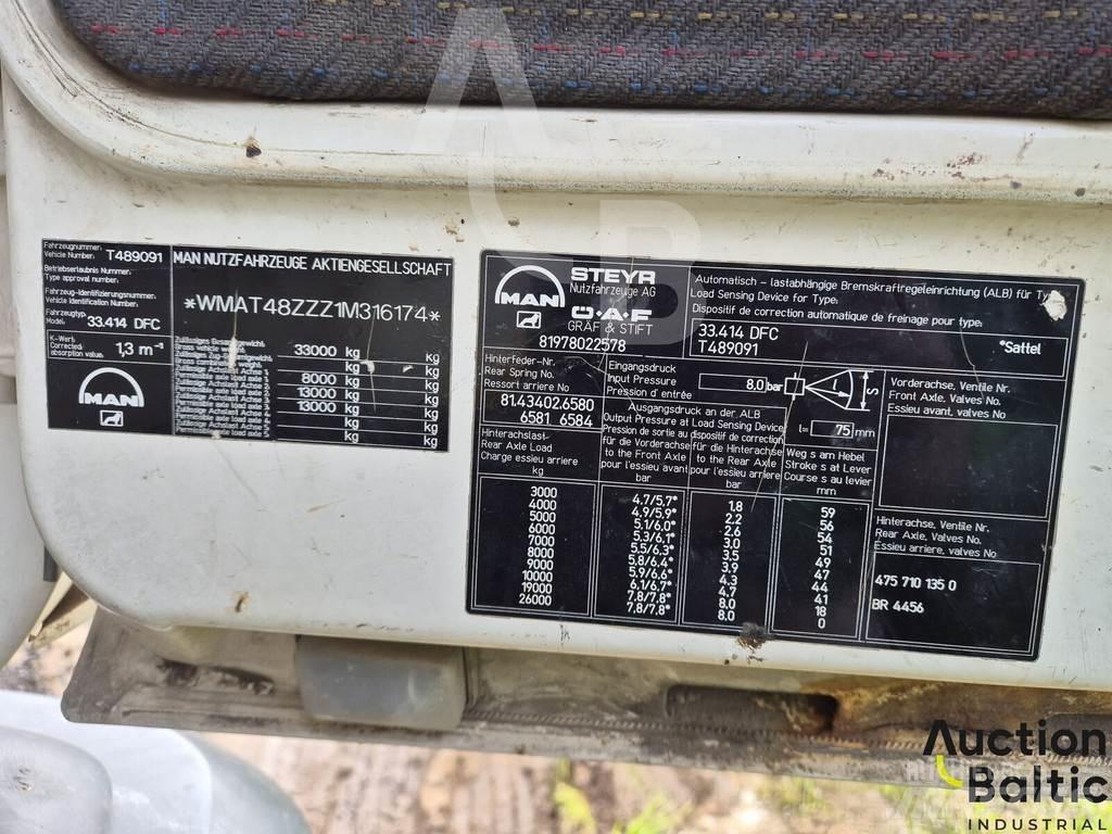 MAN 33.414 DFC Damperli kamyonlar