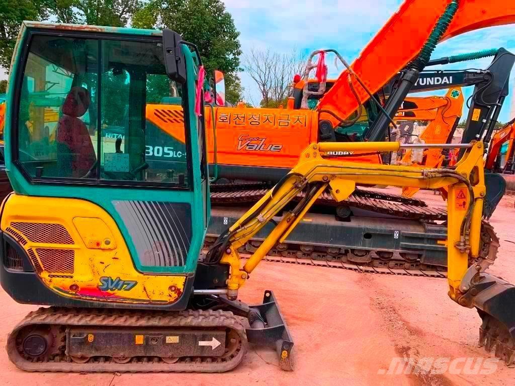 Yanmar SV 17 Mini ekskavatörler, 7 tona dek