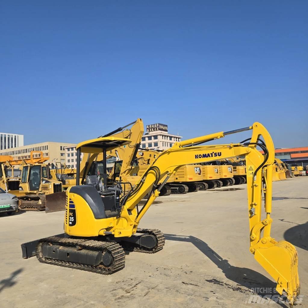 Komatsu PC 35 Mini ekskavatörler, 7 tona dek