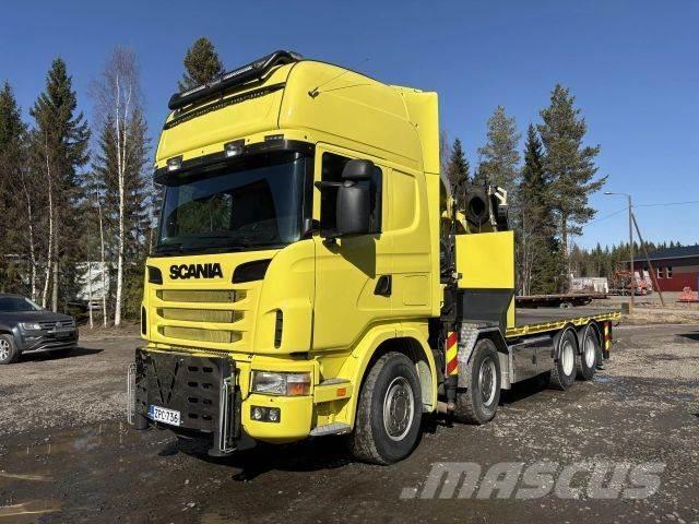 Scania R164G 8*4 Araç üzeri vinçler