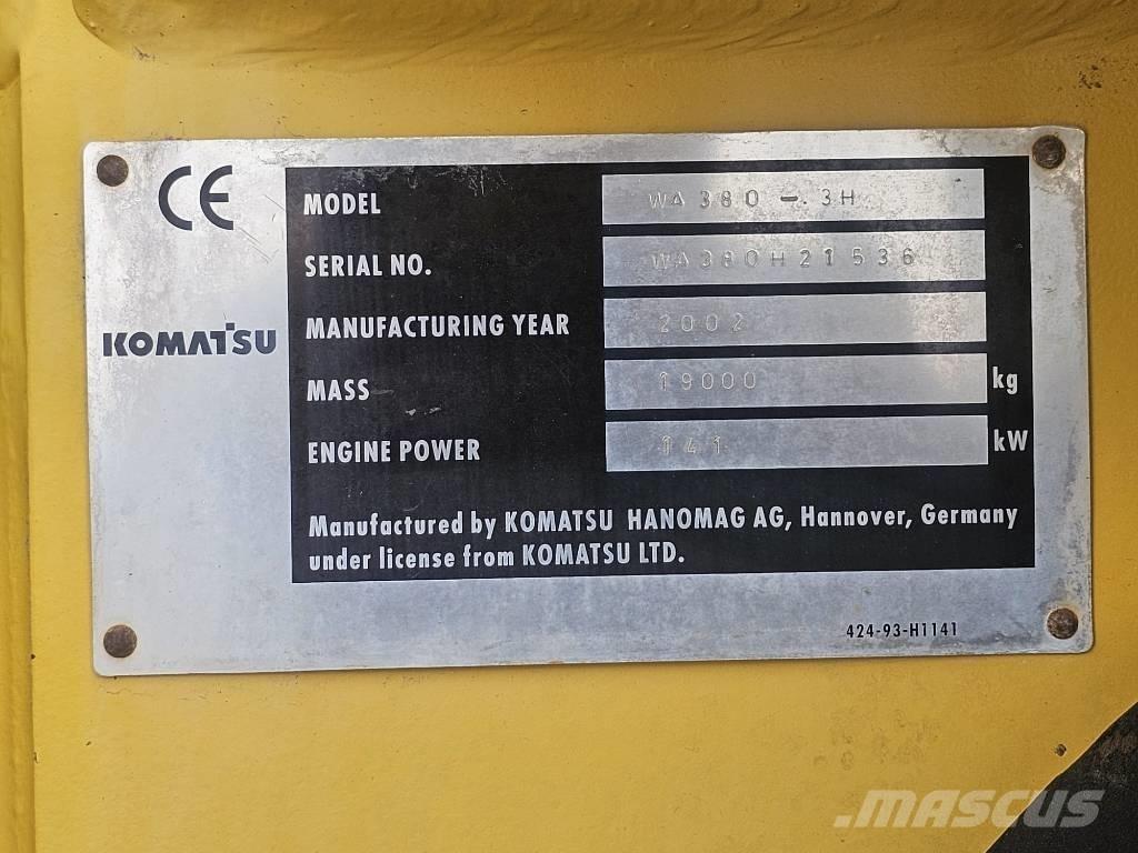 Komatsu WA 380-3H Tekerlekli yükleyiciler