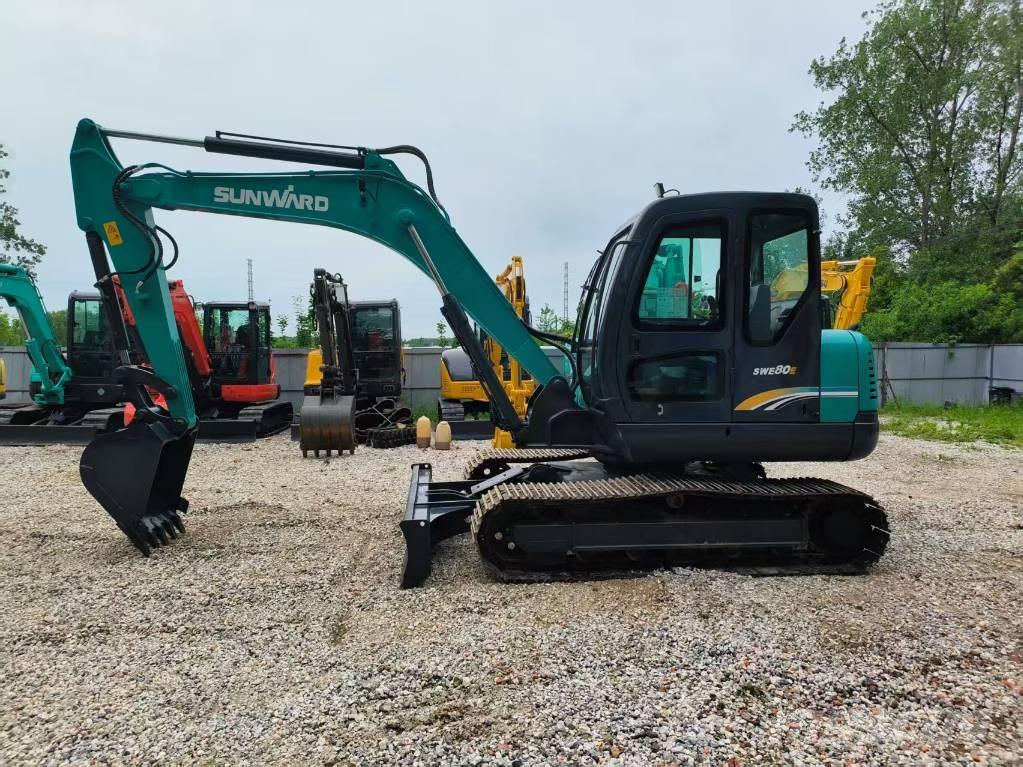 Sunward SWE 80 Mini ekskavatörler, 7 tona dek