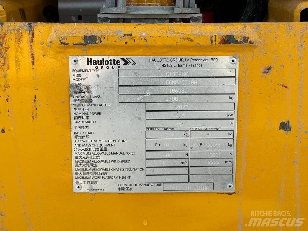 Haulotte COMPACT 10N Makasli platformlar