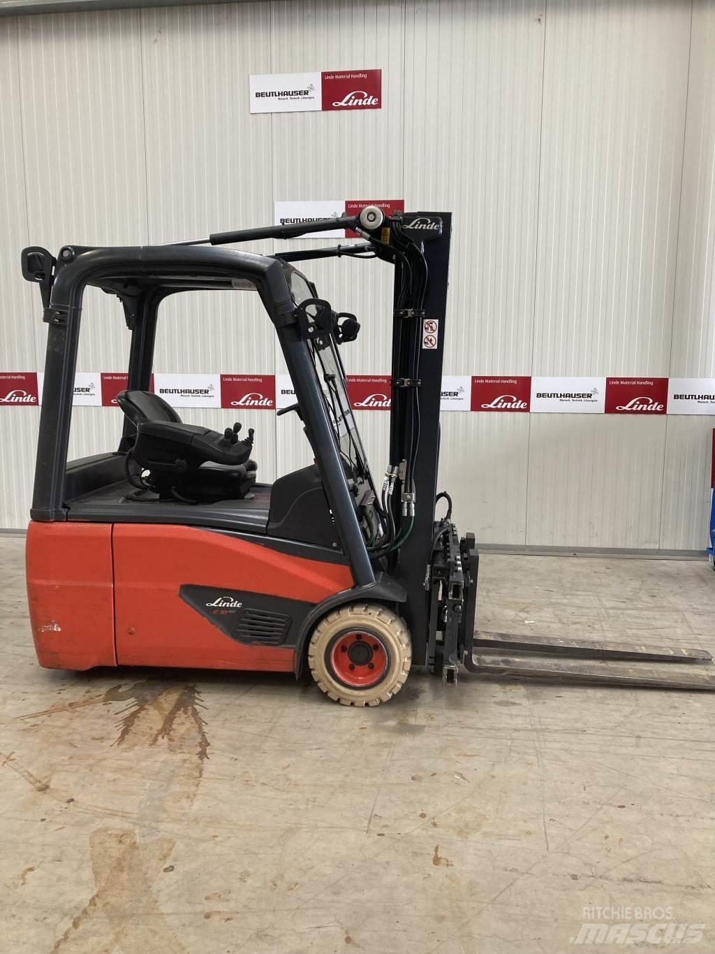 Linde E18 Elektrikli forkliftler