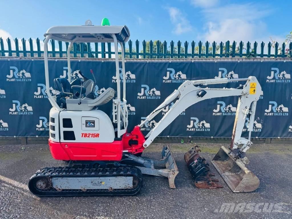 Takeuchi TB 215 R Mini ekskavatörler, 7 tona dek